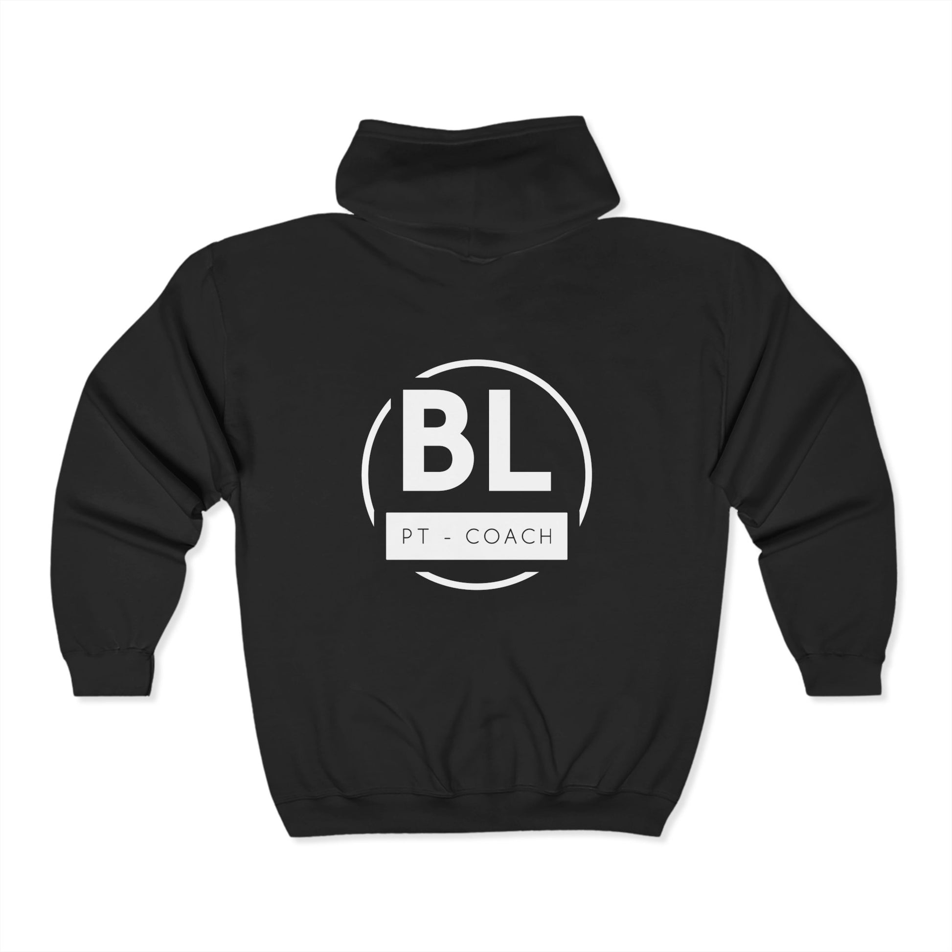 Heavy Blend Full Zip Hooded Sweatshirt - Black