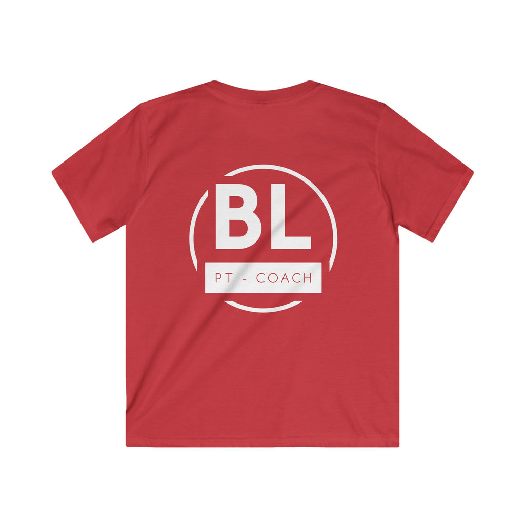 Youth Fitness Tee, Kids Gym Shirt, Sports T-Shirt, Personalized Coach Apparel, Workout Clothing, Exercise Gear