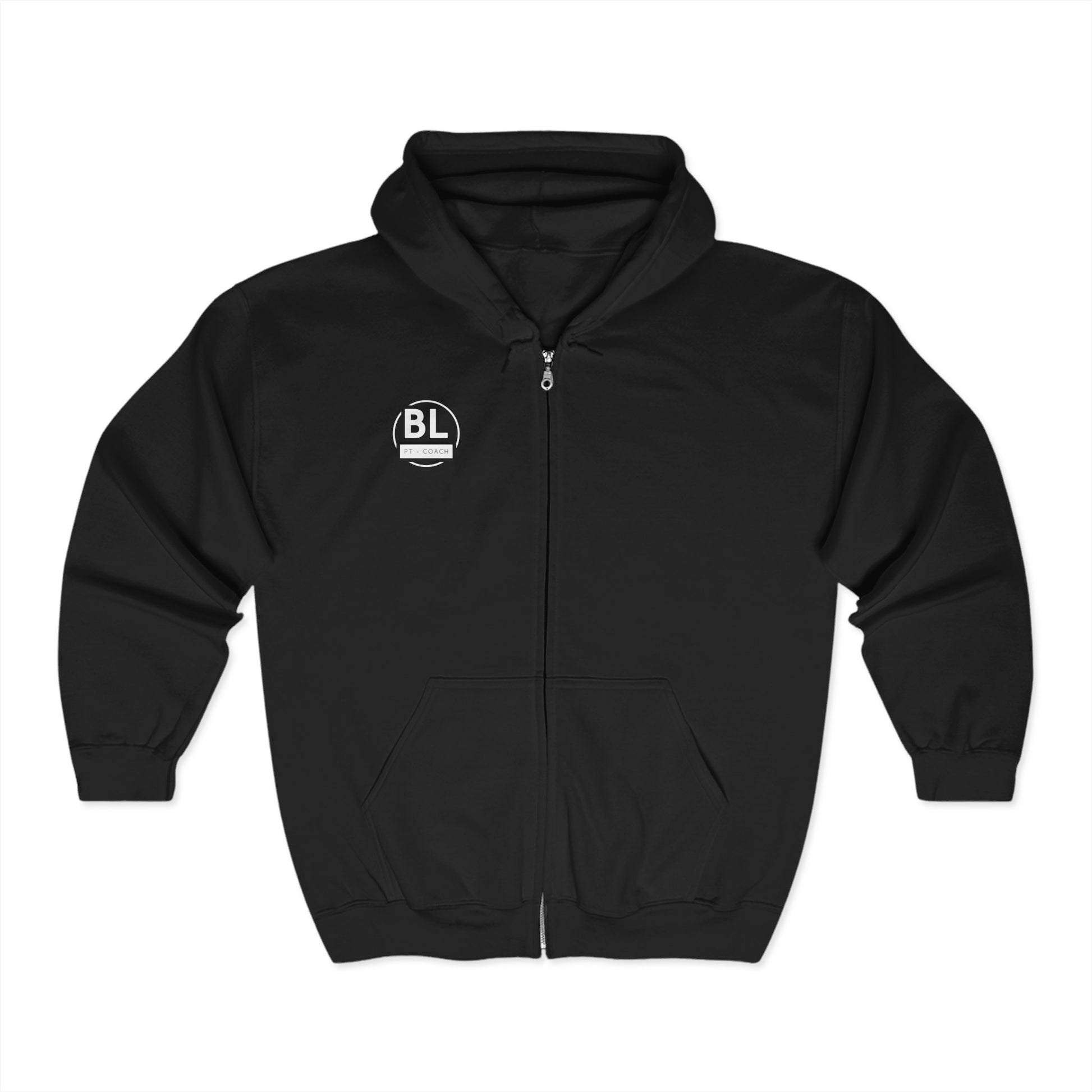 Heavy Blend Full Zip Hooded Sweatshirt - Black
