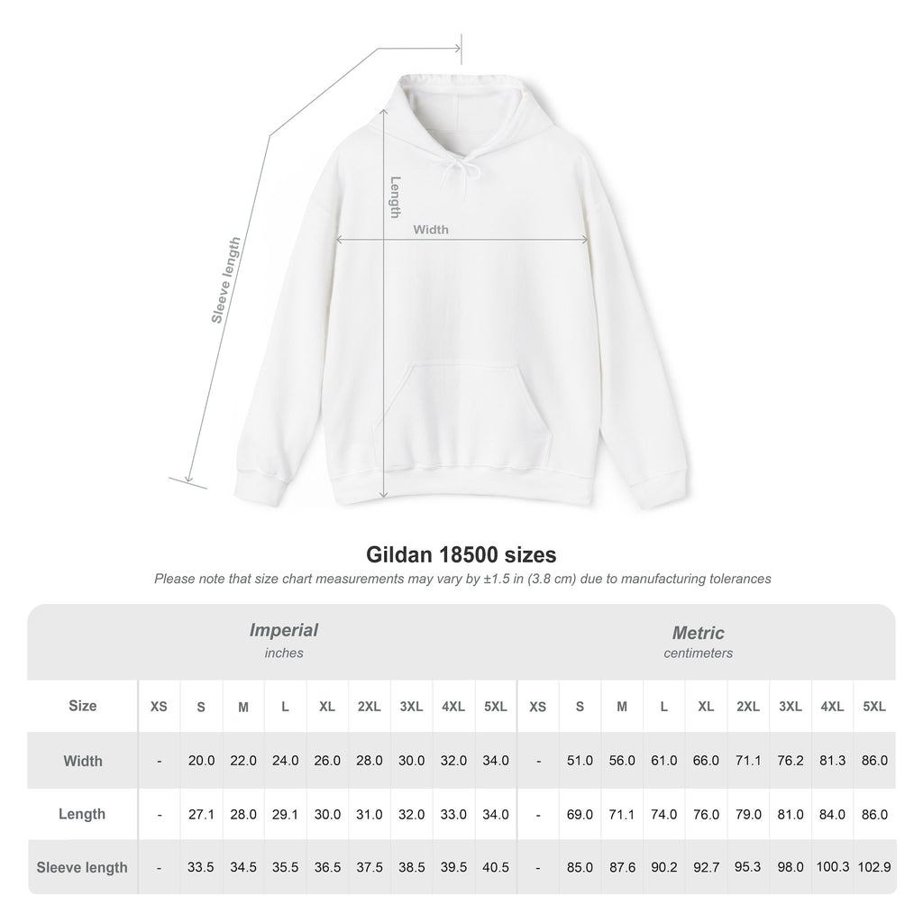 White Cozy Hoodie — Blank Classic Heavy-Blend Pullover